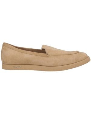 Max Mara Suede Loafers - Natural