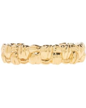 Bottega Veneta Logo Bracelet - Metallic