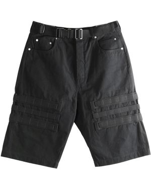 Rick Owens Geth Cutoffs Shorts in Black for Men | Lyst