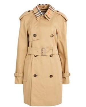 Burberry Classic Long Trench Coat - Natural
