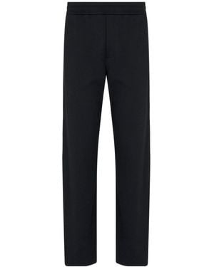 Emporio Armani Elastic Waist Sweatpants - Black