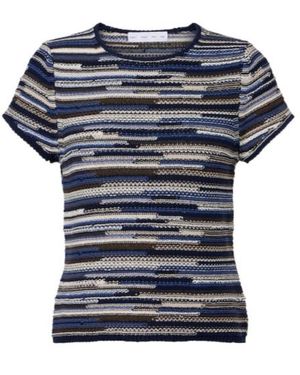 Proenza Schouler Label Veya Knitted T-Shirt - Blue