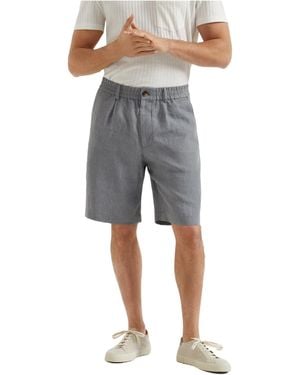 Brunello Cucinelli Linen Shorts - Gray