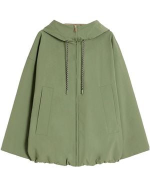 Weekend by Maxmara Long-Sleeved Trench Coat/Jacket - Green