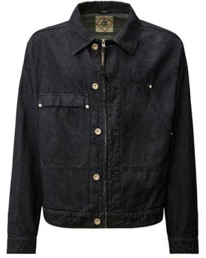 C.P. Company Button-Up Jacket - Black