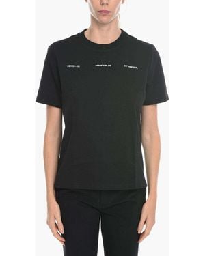 Holzweiler Graphic-Print Short-Sleeved T-Shirt - Black