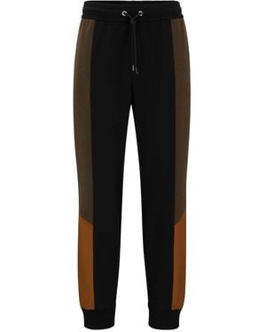 BOSS Colourblocked Jogger Pants - Black