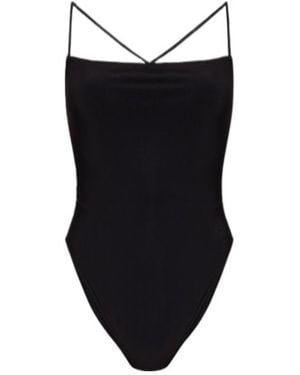 Tory Burch Strappy Swimsuit - Black