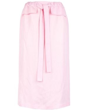 Fabiana Filippi Belted Midi Skirt - Pink