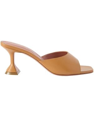 AMINA MUADDI Leather Mules - Brown