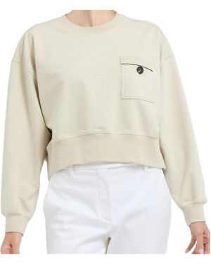 Brunello Cucinelli Long-Sleeve Sweatshirt - White