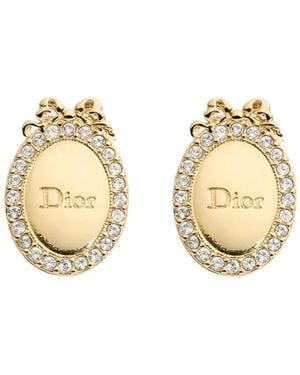 Dior Medaillon Earrings - Metallic
