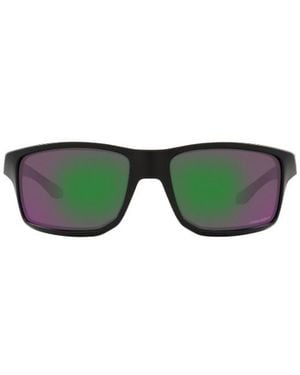 Oakley Gibston Rectangle-Frame Sunglasses - Green