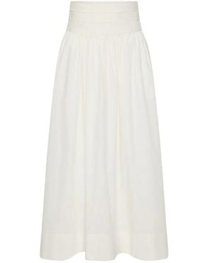 Posse Rue Maxi Skirt - White