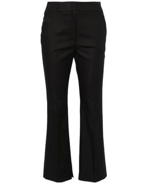Peserico Mid-Rise Tailored Pants - Black