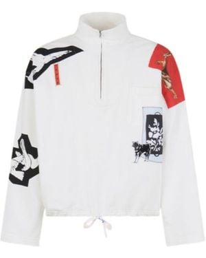 Marni Cotton High-Neck Sweatshirt - White