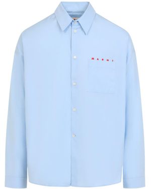 Marni Long-Sleeved Shirt - Blue