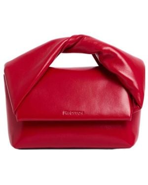 JW Anderson Jw Anderson Medium Twister Top Handle Bag - Red
