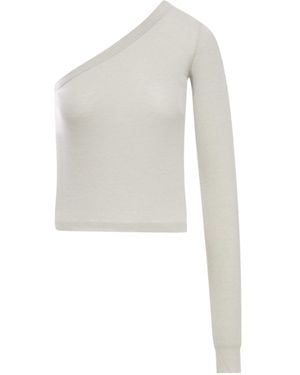 Rick Owens Ziggy T Asymmetric T-Shirt - White