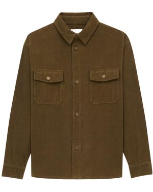 Saint Laurent Corduroy Overshirt - Green