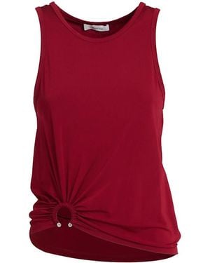 Rabanne Viscose Jersey Tank Top - Red
