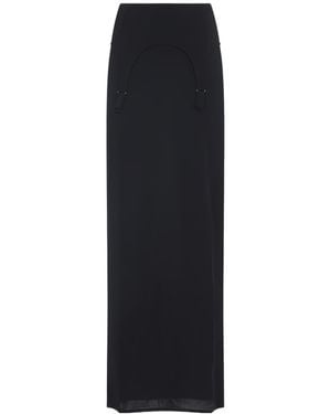 Jean Paul Gaultier Midi Skirt - Black