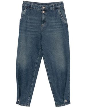 Liu Jo Decorative-Button Jeans - Blue