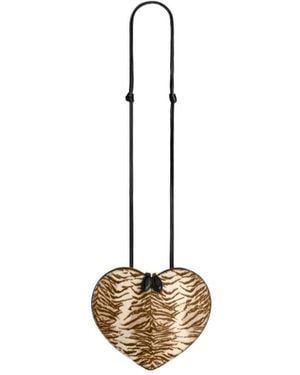 Alaïa Alaïa Le Coeur Shoulder Bag - Metallic