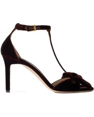 Tom Ford Brigitte Bow High-Heeled Sandals - Black