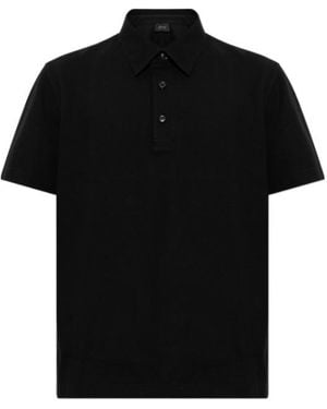 Brioni Short-Sleeved Polo Shirt - Black