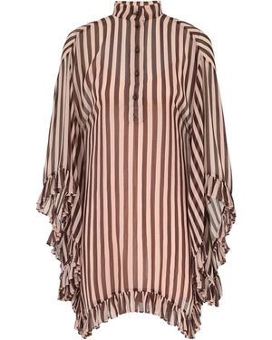 Zimmermann Balance Ruffle Tunic - Pink
