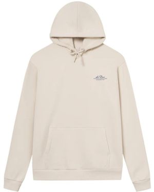 Les Deux Ben Globe Hoodie - White