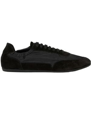 SCAROSSO Leggera Lace-Up Trainers - Black