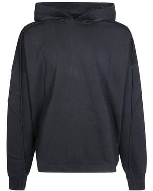 Thom Krom Hooded Oversized Sweatshirt - Blue