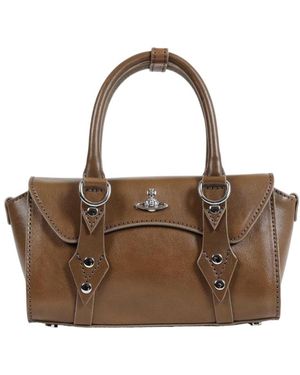 Vivienne Westwood Bettina Orb Crossbody Bag - Brown