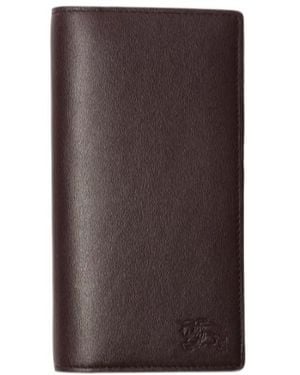 Burberry Pop Check Continental Wallet - Brown
