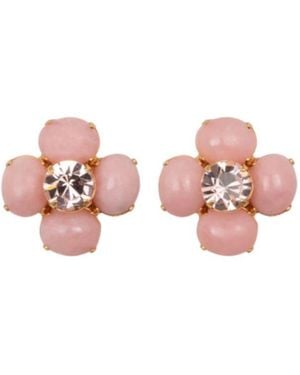 Jennifer Behr Flower-Shaped Stud Earrings - Pink