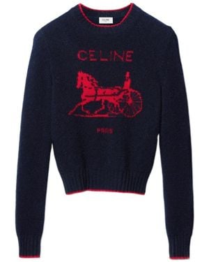 Celine Crewneck Sweater - Black