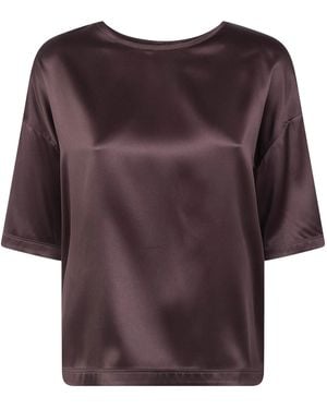 Brunello Cucinelli Short-Sleeved T-Shirt - Purple