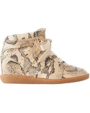 Isabel Marant Bobby Trainers - Natural