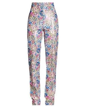 Isabel Marant Straight-Leg Leather Pants - Blue