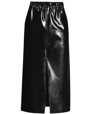 Maison Margiela Midirock Front Slit Skirt - Black