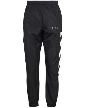 Off-White c/o Virgil Abloh Diagonal-Stripe Track Pants - Black