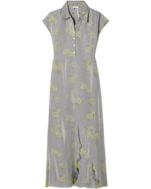 Acne Studios Dranee Vintage Long Dress - Gray