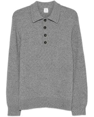 Eleventy Long-Sleeved Jumper - Grey