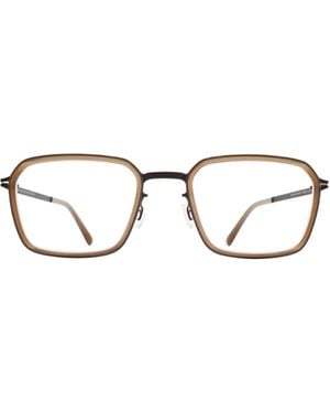 Mykita Lauri Square Frame Glasses - Metallic