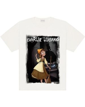 CHARLIE LUCIANO Logo T-Shirt - Black