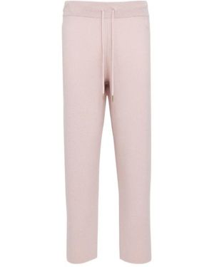 Moncler Wool Cashmere Jogging Pants - Pink