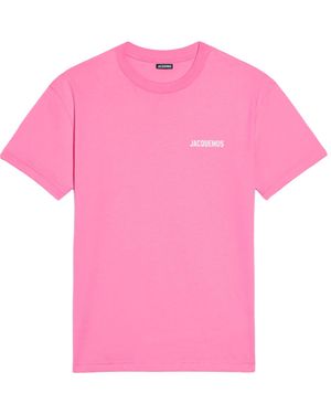 Jacquemus Short Sleeve T-Shirt - Pink