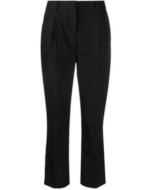 Prada Cropped Tailored Pants - Black